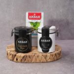 White tea basket (golden/Silver tips) + Moroccan tea